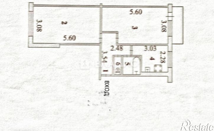 2-комн квартира ул Филипченко, 4/4,  д. 4/4