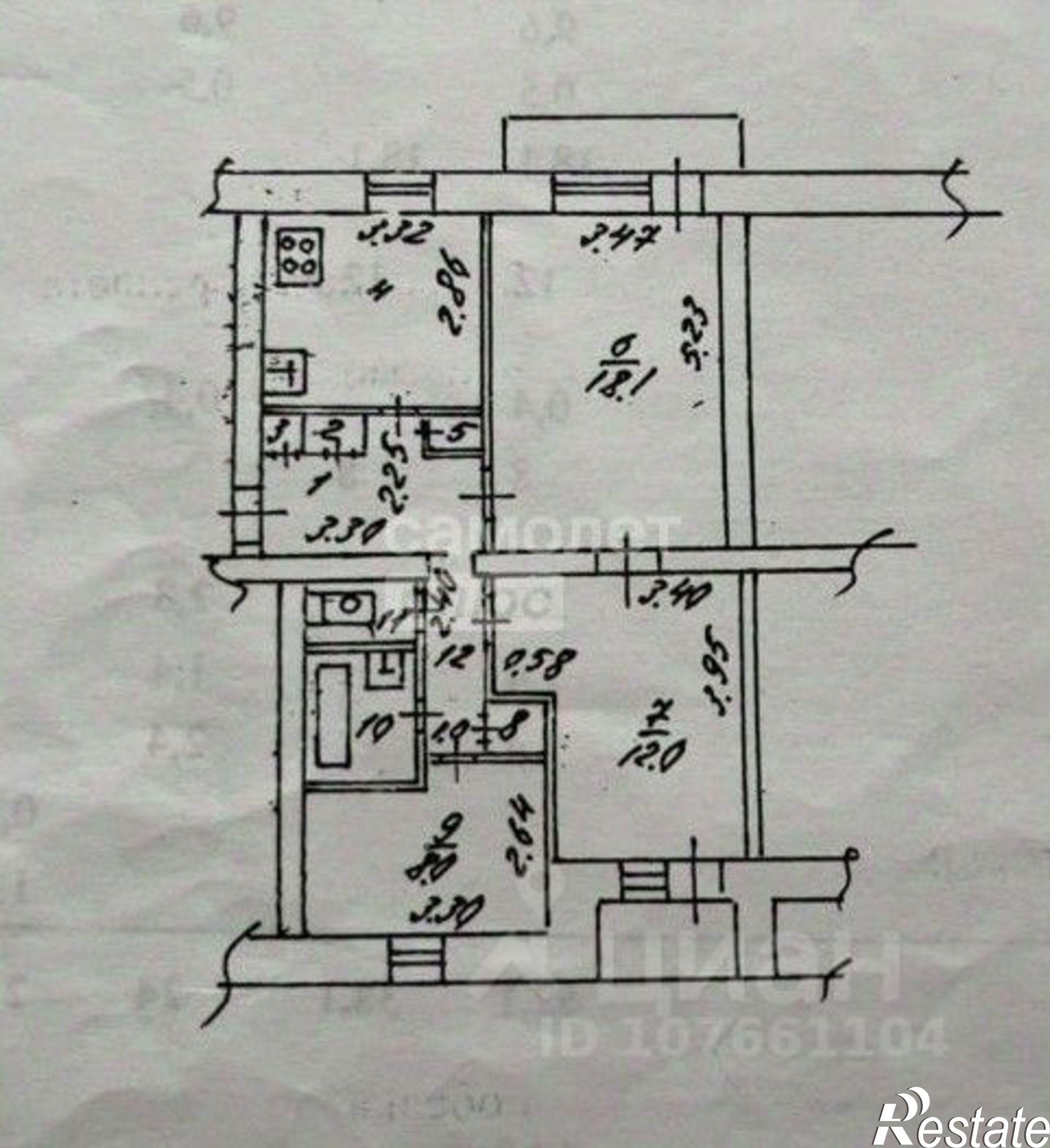 Купить квартиру за 3 700 000 рублей на ул Астраханская, 15а