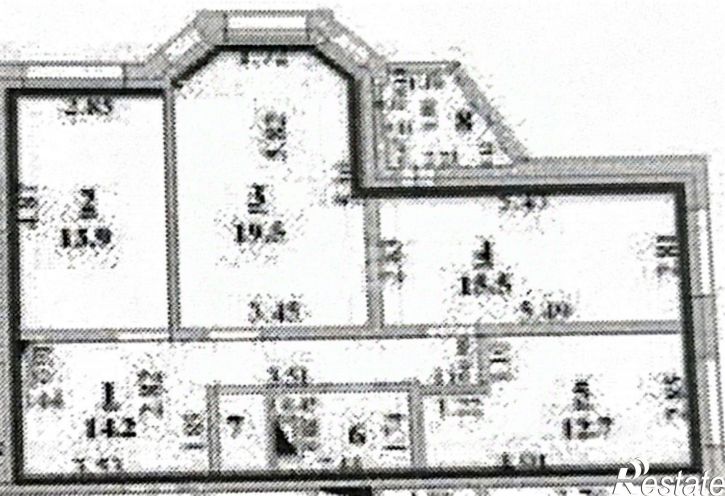 3-комн квартира ул Свиридова И.В., 8,  д. 8