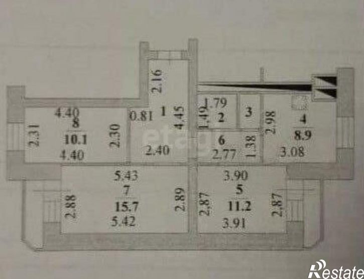 3-комн квартира Школьная улица, 24,  д. 24