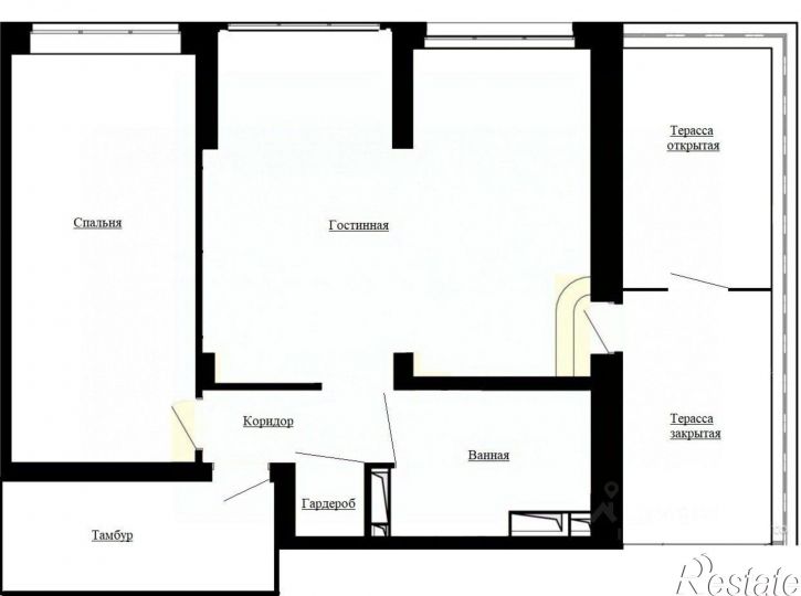 2-комн квартира Липецк г., Октябрьский