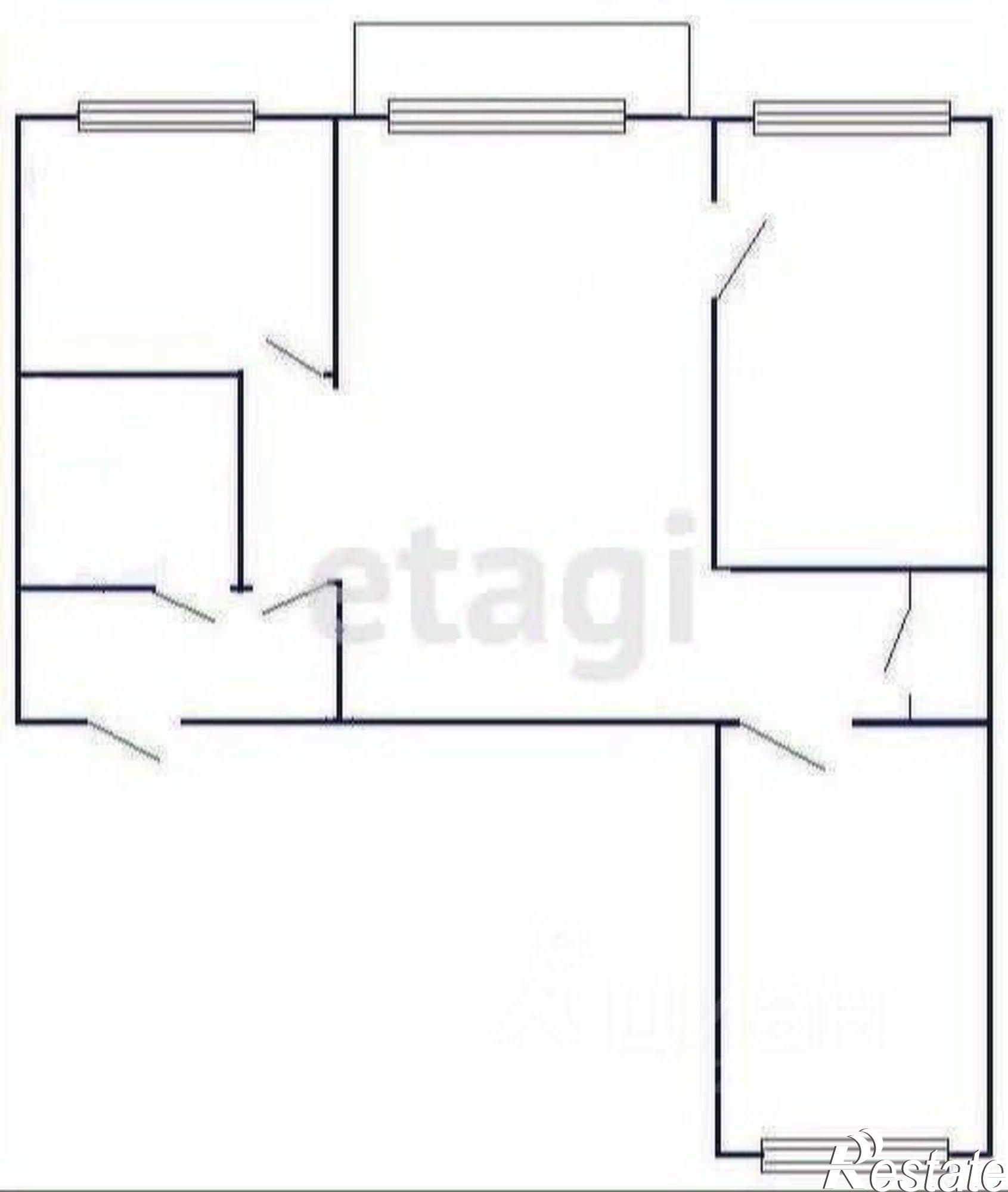 Купить квартиру за 4 440 000 рублей на улица Доватора, 7