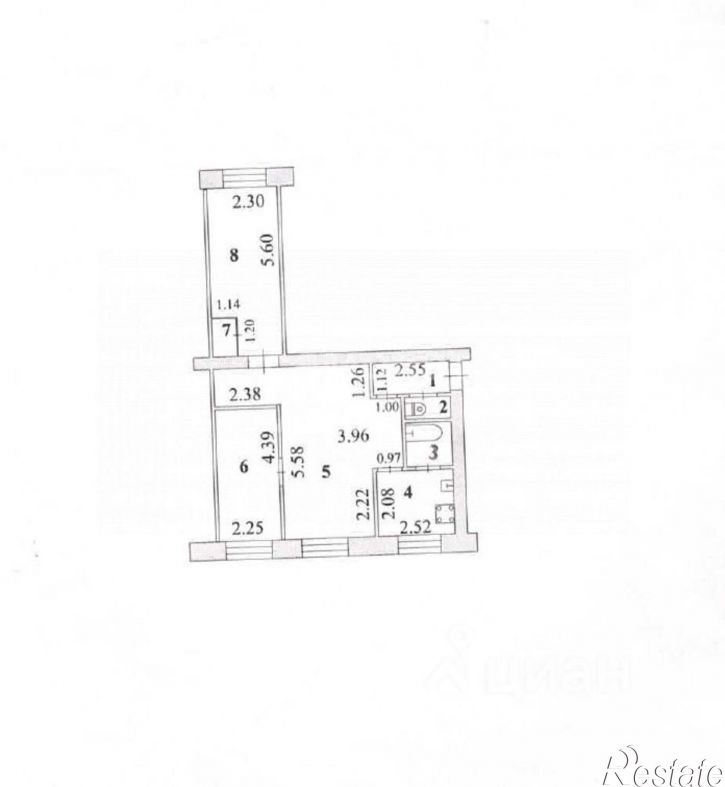 3-комн квартира улица Малые Ключи, 1,  д. 1