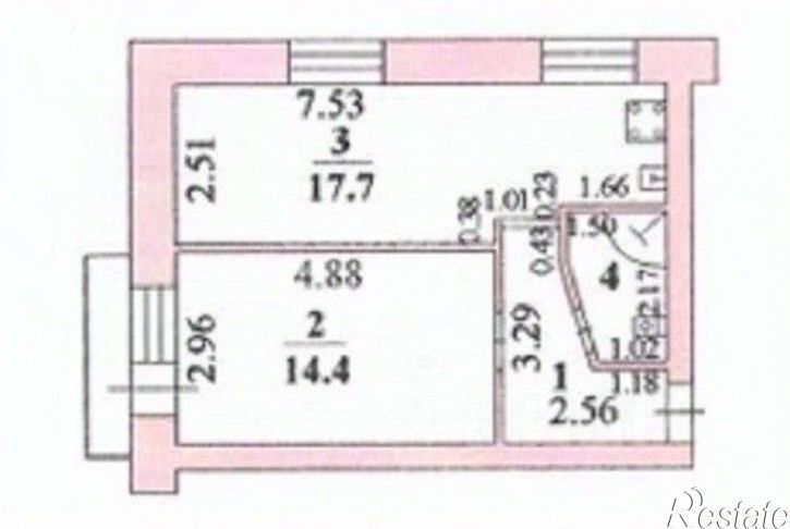 2-комн квартира улица Механизаторов, 17,  д. 17