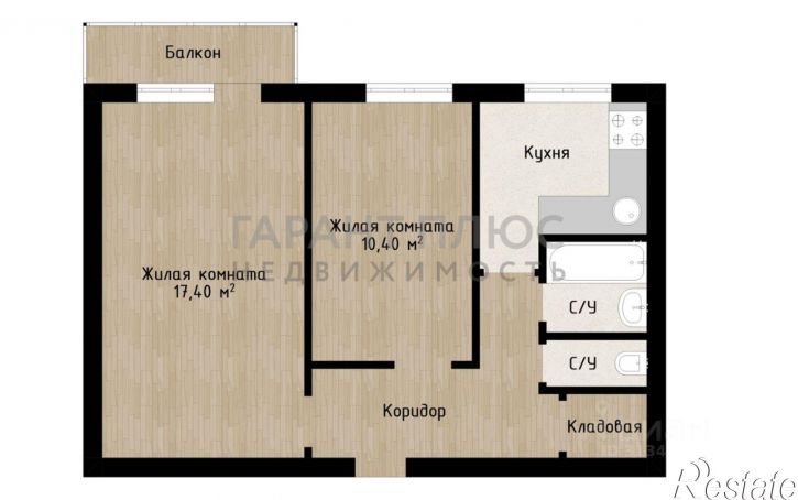 2-комн квартира улица Горького, 9,  д. 9