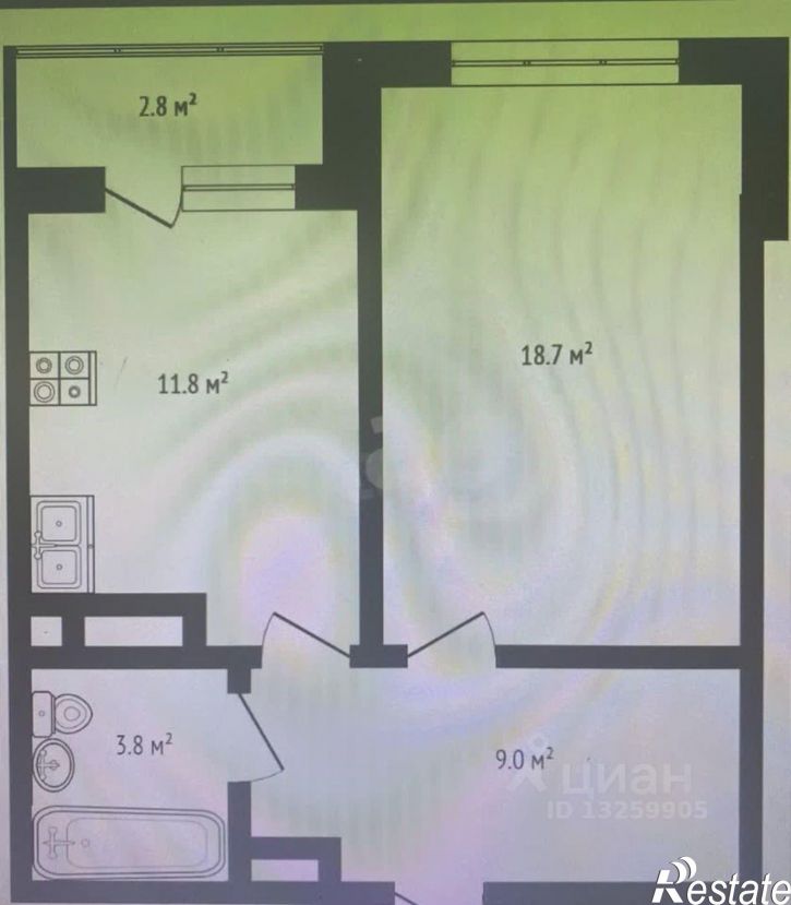 1-комн квартира городской округ Липецк