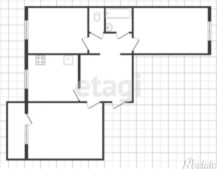 3-комн квартира проспект Победы, 73,  д. 73