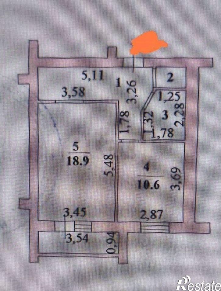 1-комн квартира улица Теперика, 1,  д. 1