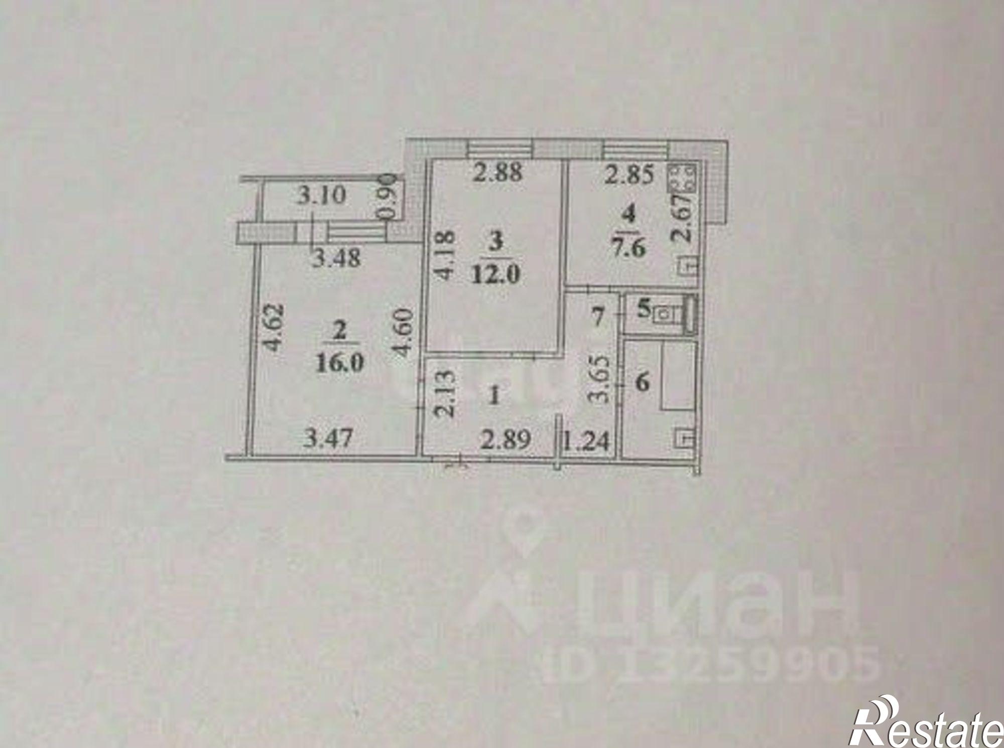 Купить квартиру за 4 600 000 рублей на улица Жуковского, 27