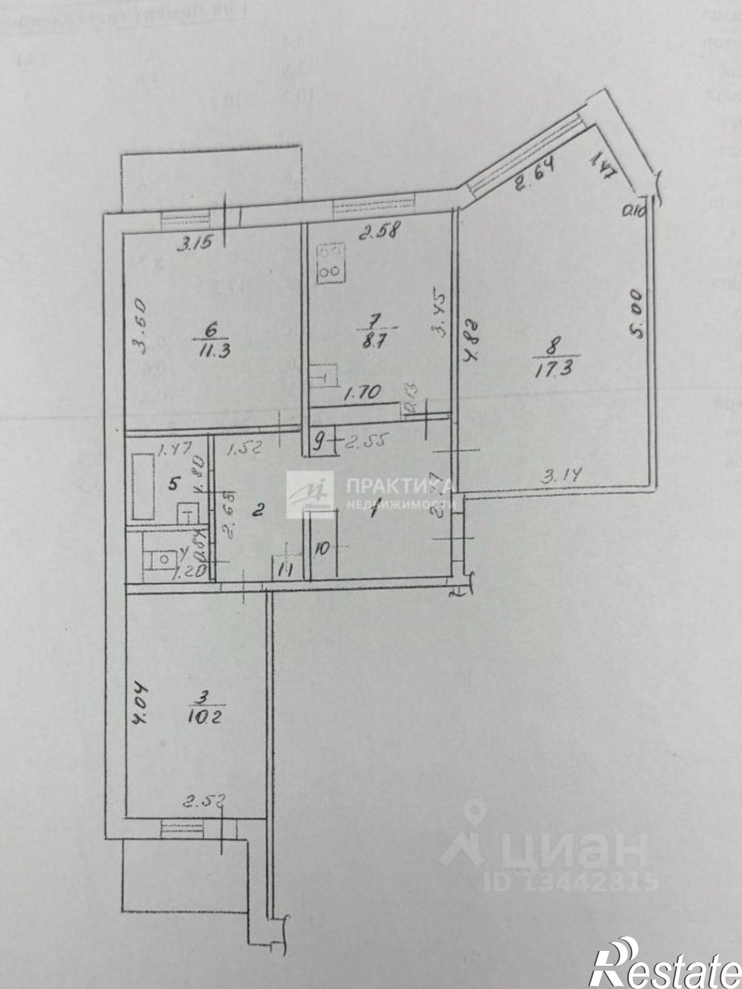 Купить квартиру за 4 200 000 рублей на мкр 15-й, 25