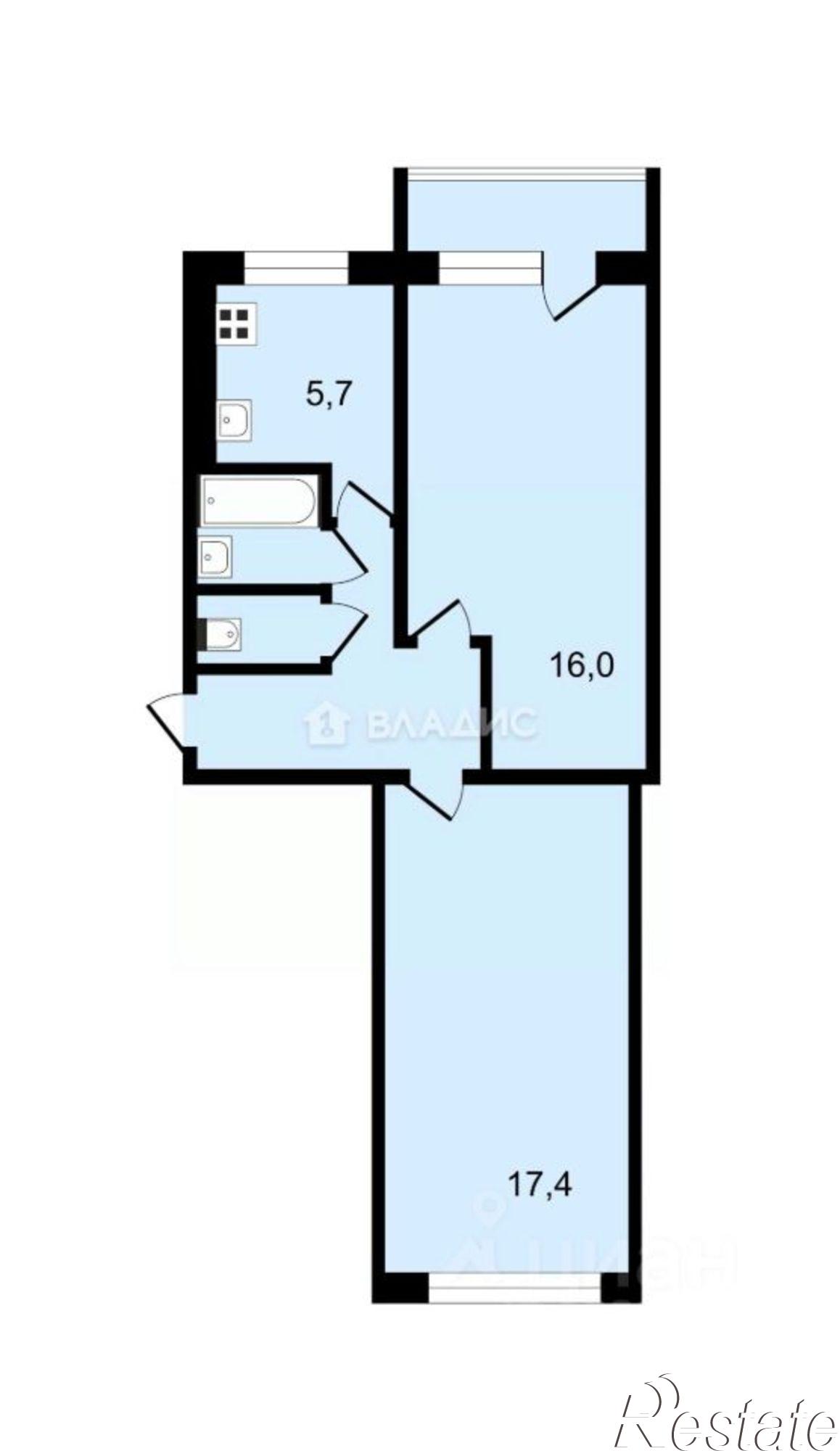 Купить квартиру за 3 290 000 рублей на улица Горького, 9