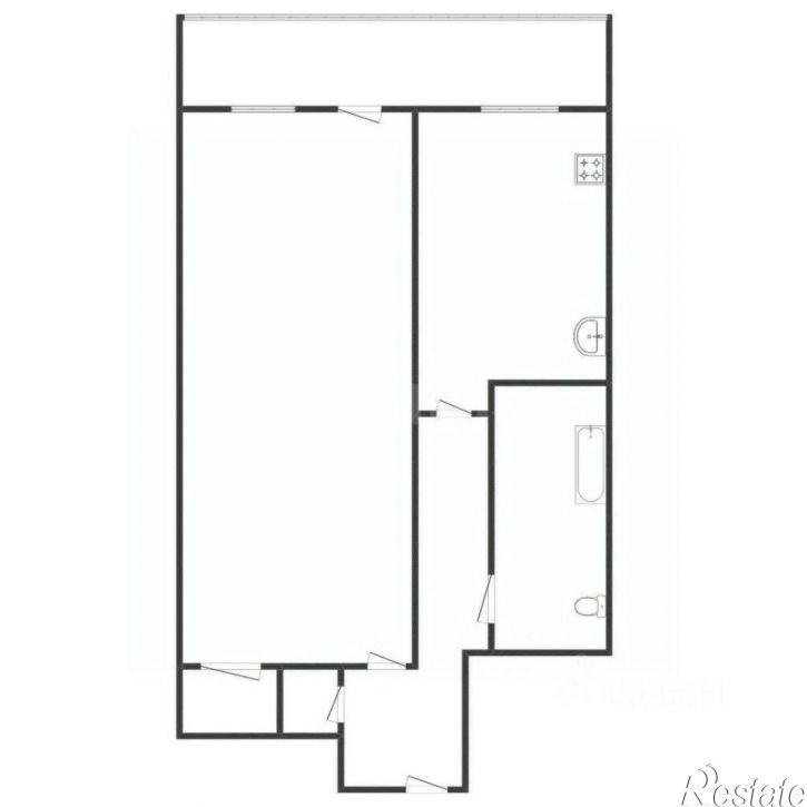1-комн квартира ул Московская, 137,  д. 137