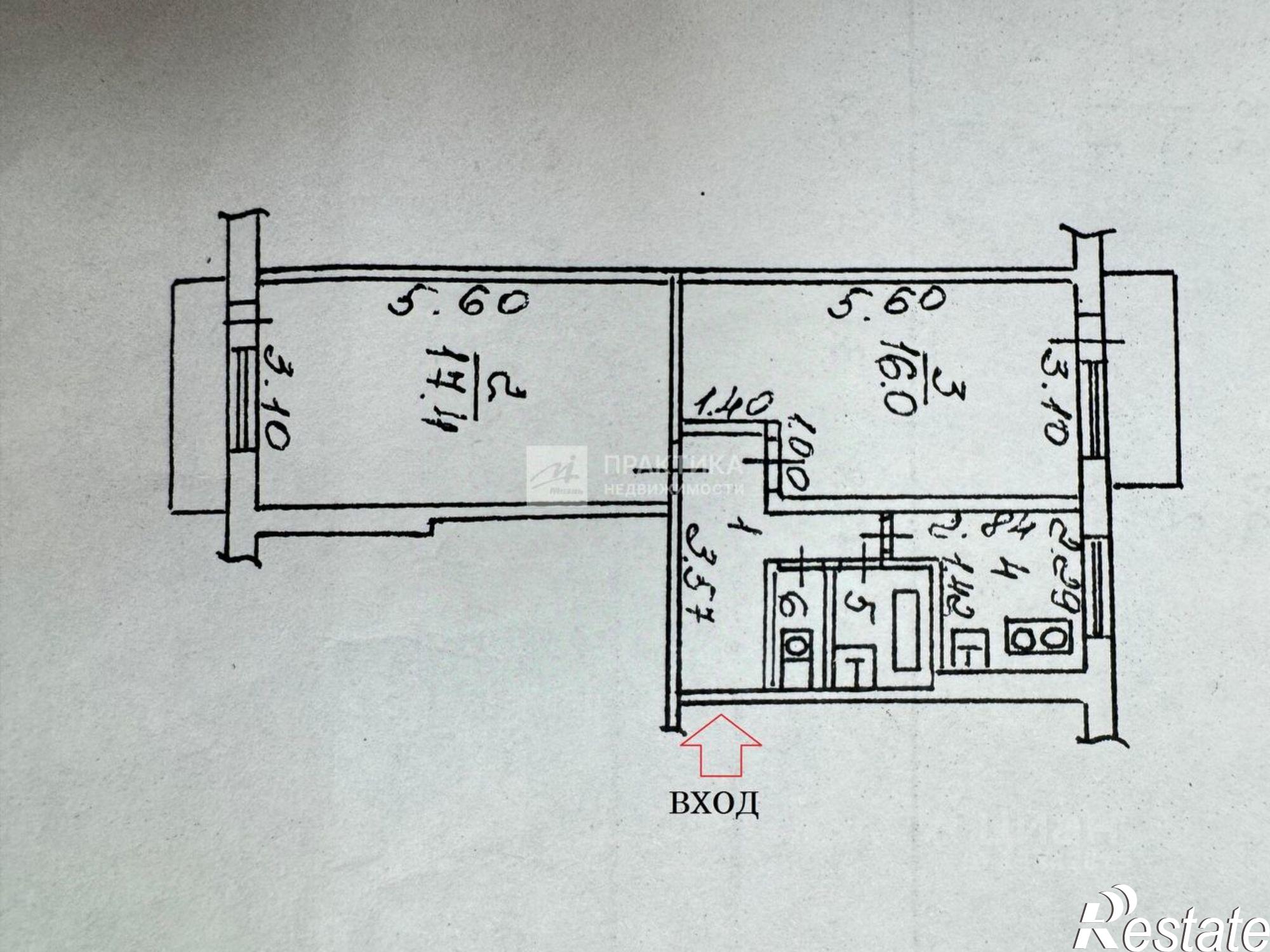 Купить квартиру за 3 300 000 рублей на ул Вермишева, 24