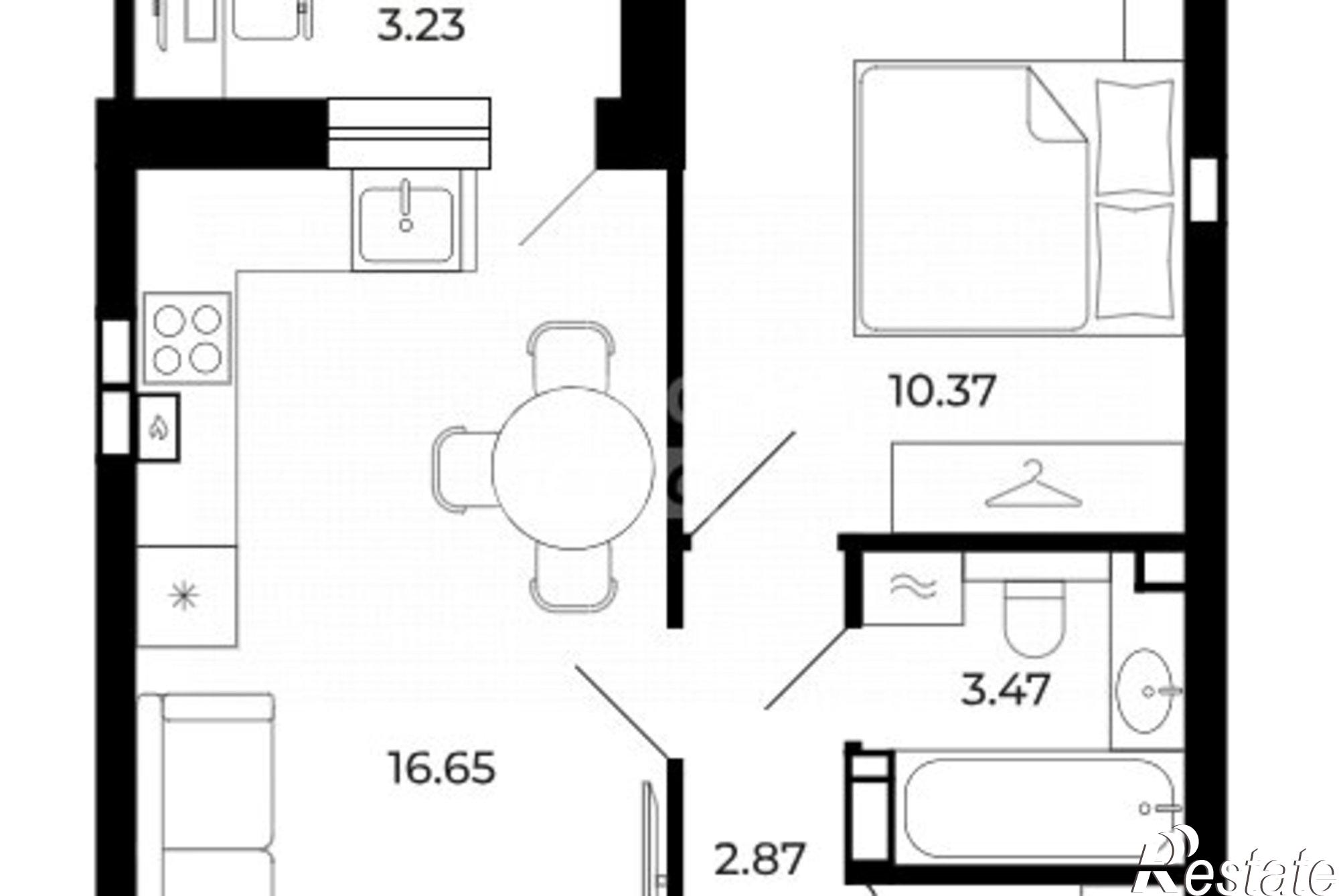 Купить квартиру за 3 394 800 рублей на Коммунистическая улица, 2