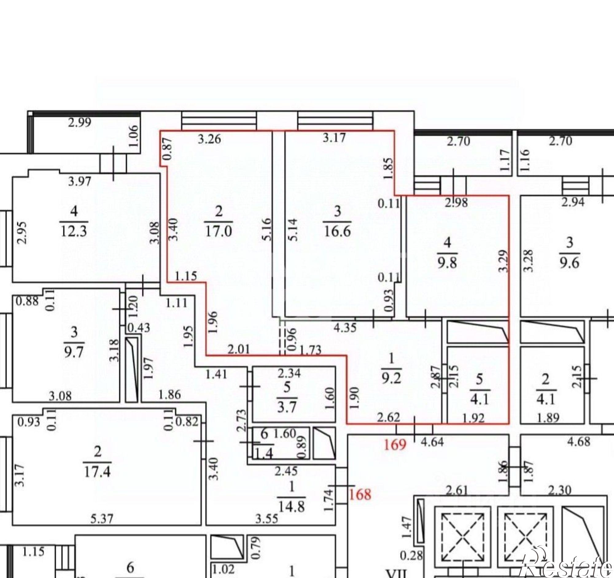 Купить квартиру за 6 200 000 рублей на Московская улица, 155
