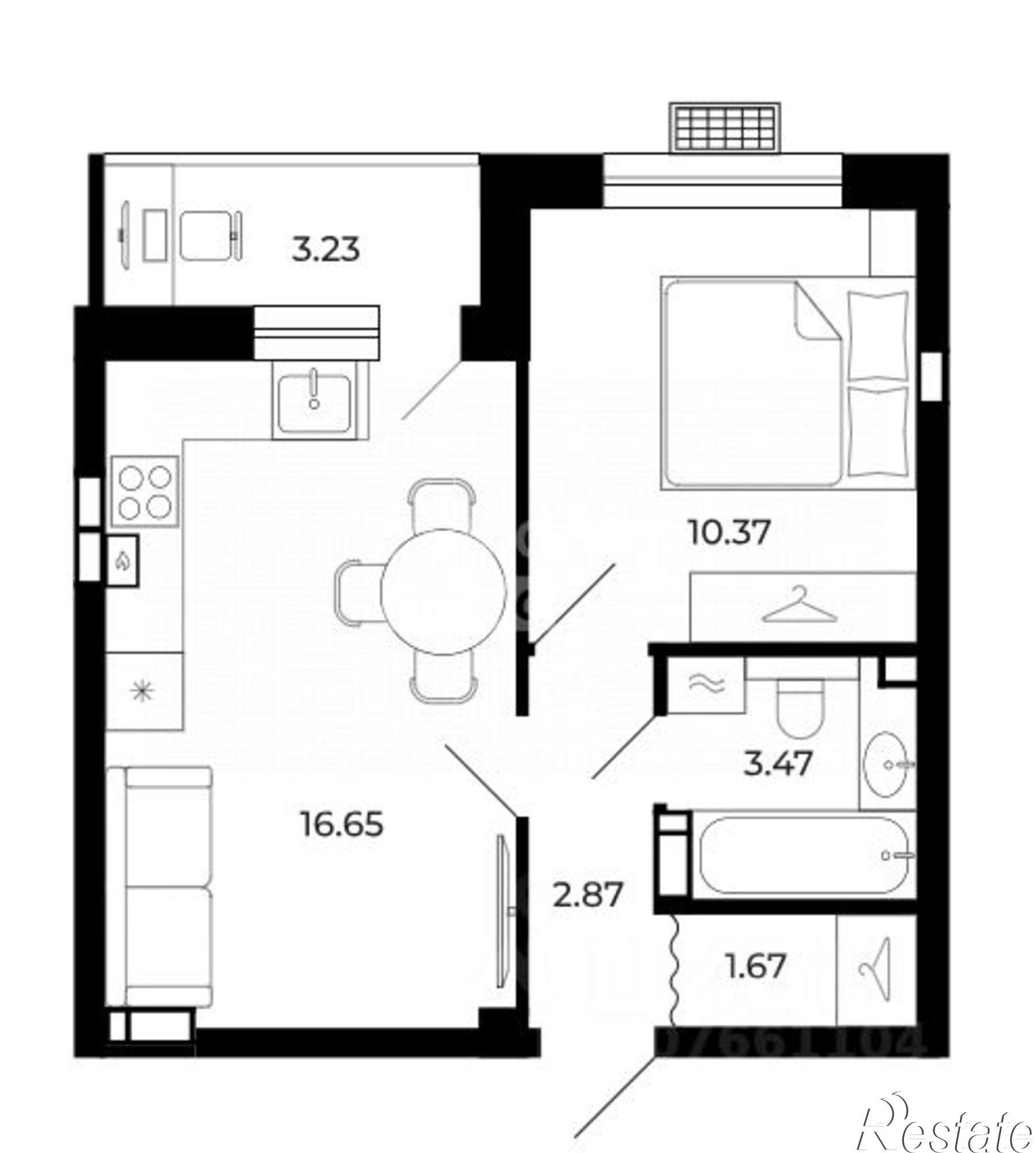 Купить квартиру за 3 394 800 рублей на Коммунистическая улица, 4