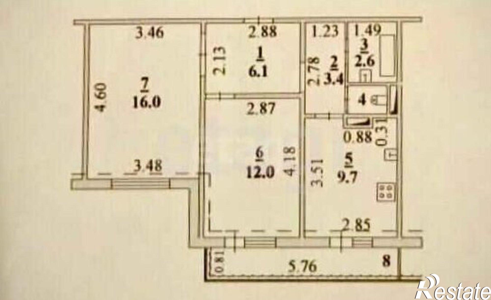Купить квартиру за 4 990 000 рублей на улица Виктора Музыки, 1