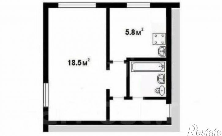 1-комн квартира ул Гагарина, 63,  д. 63