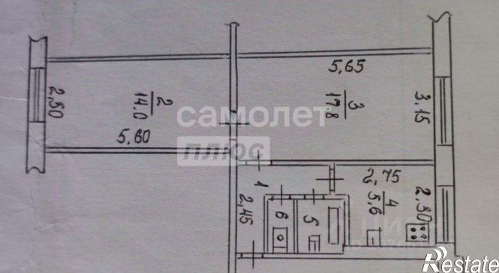 2-комн квартира ул Физкультурная, 15,  д. 15