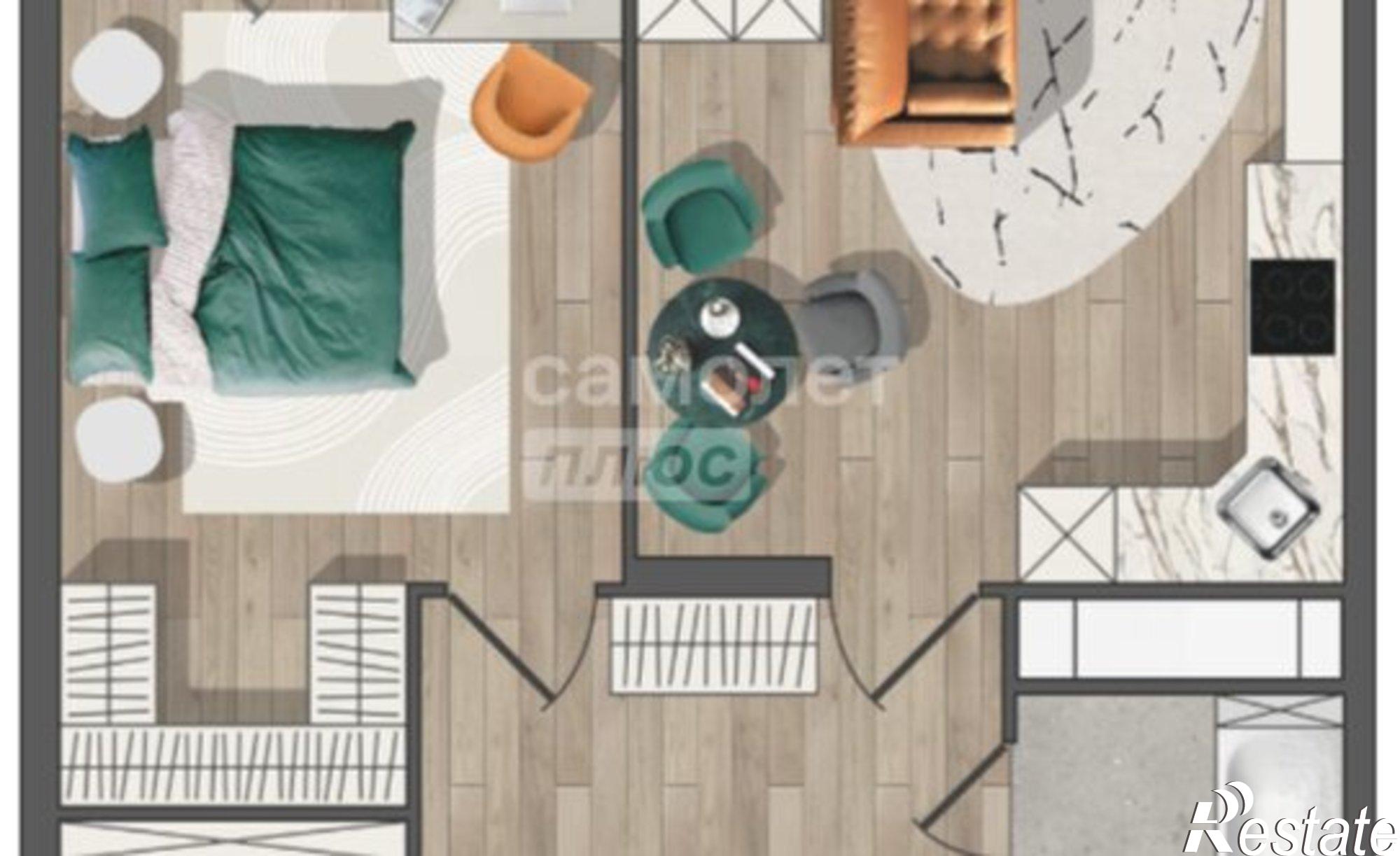 Купить квартиру за 6 543 000 рублей на ул Тельмана, 164