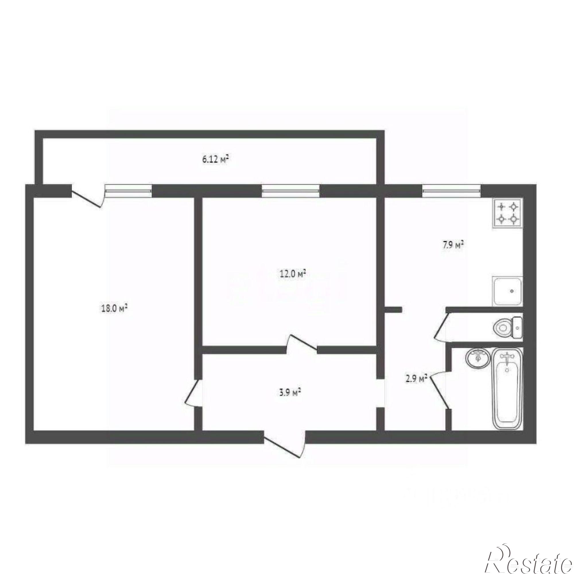 Купить квартиру за 5 600 000 рублей на ул Героя России Эдуарда Белана, 7