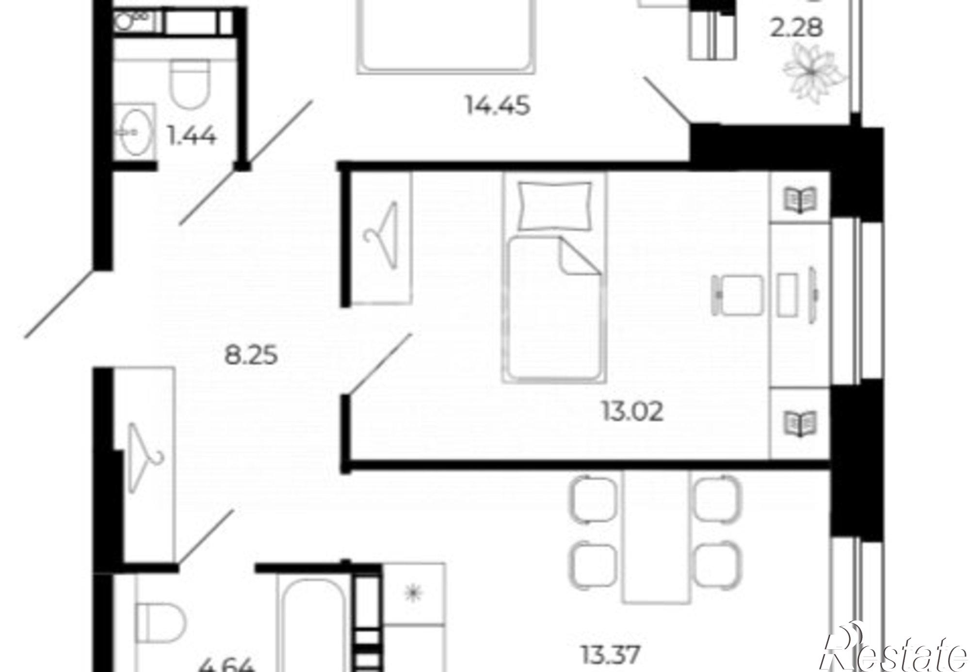 Купить квартиру за 6 346 850 рублей на ул Буденного, 4