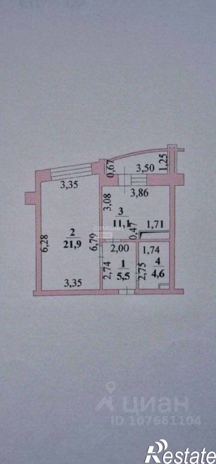 1-комн квартира Липецк г., Октябрьский