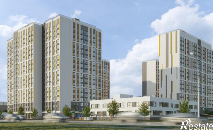 3-комн квартира в новом доме улица Механизаторов, 15А