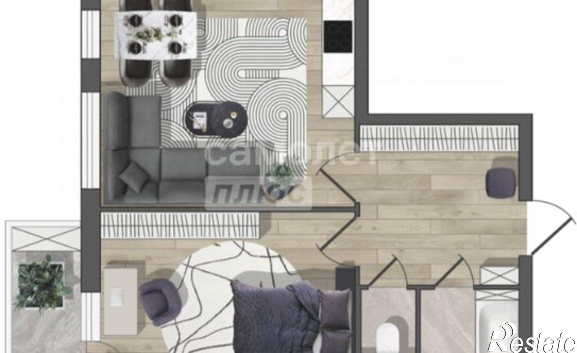 Купить квартиру за 5 865 000 рублей на ул Тельмана, 164