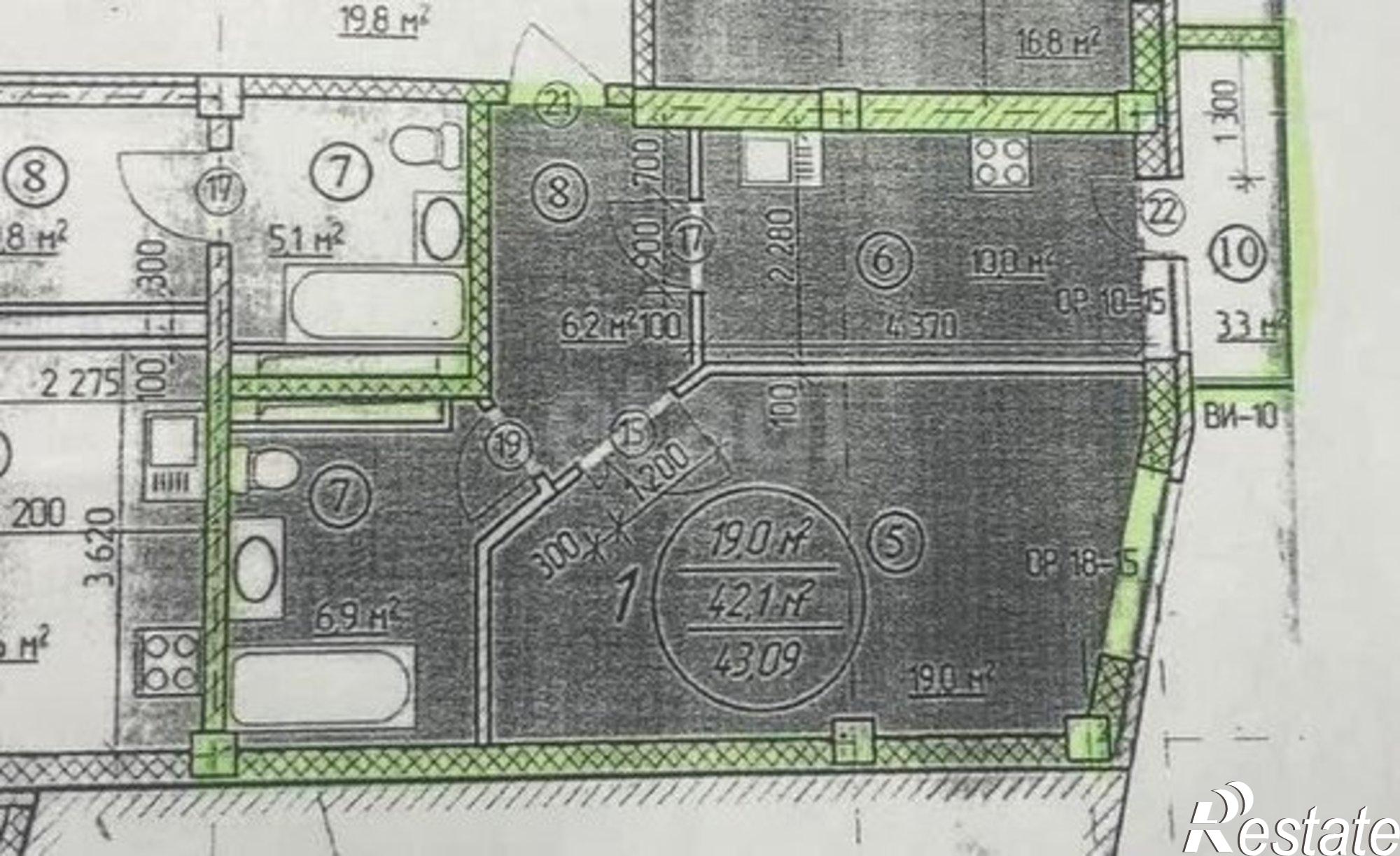 Купить квартиру за 4 500 000 рублей на улица Свиридова, 8А