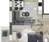1-комн, 52 кв м, этаж 7/19 ул Тельмана, 164
