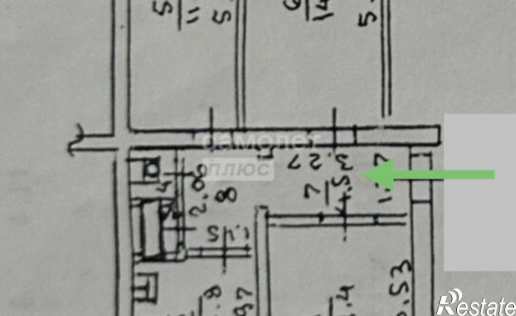 2-комн квартира ул Архангельская, 7,  д. 7