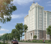 1-комн, 43кв м, этаж 10/22 ул Индустриальная, 164