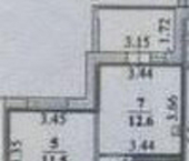 2-комн, 58кв м, этаж 15/16 ул Замятина Е.И., 1
