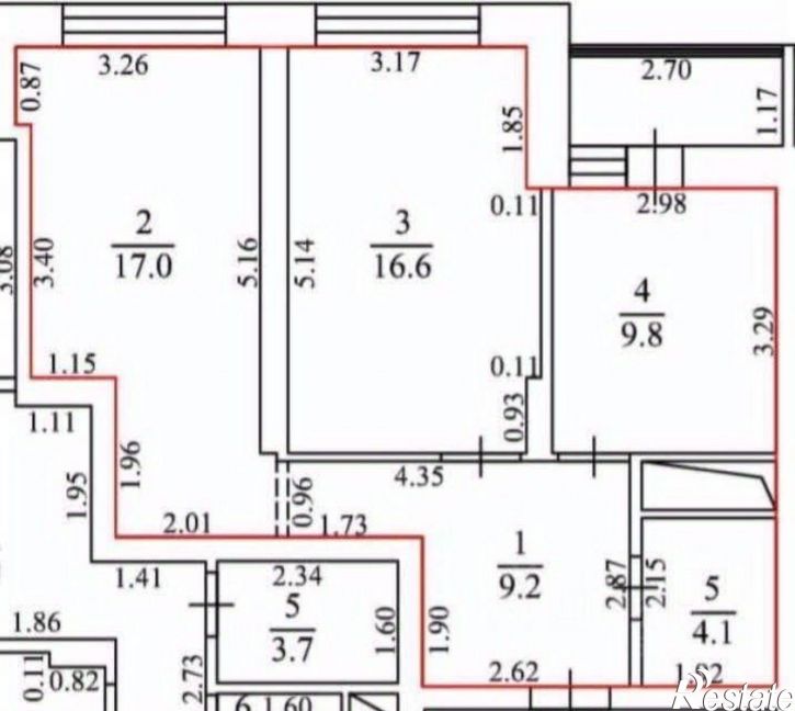 2-комн квартира Московская улица, 159 к2,  д. 159 к2