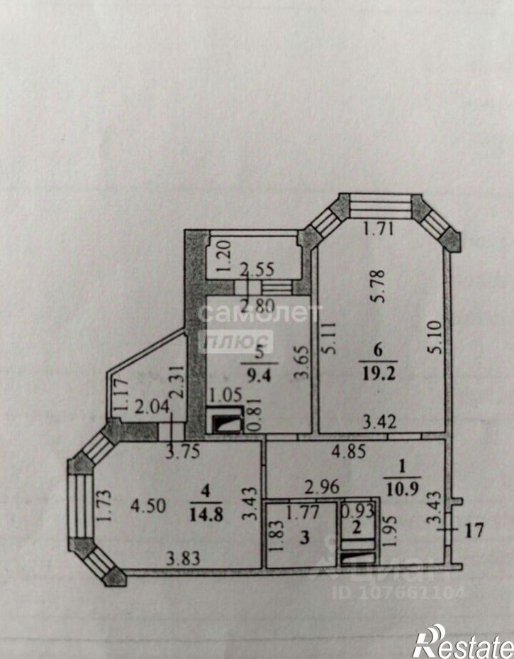 2-комн квартира ул Агрономическая, 5А,  д. 5А