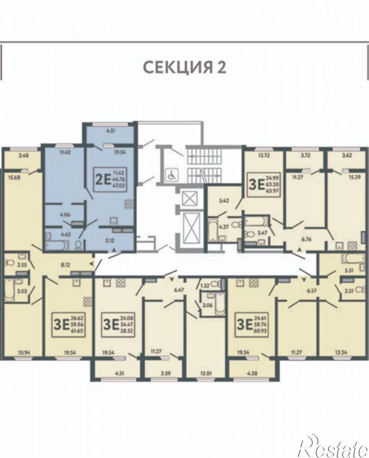 2-комн квартира в новом доме ул Перова, 2ж,  д. 2ж