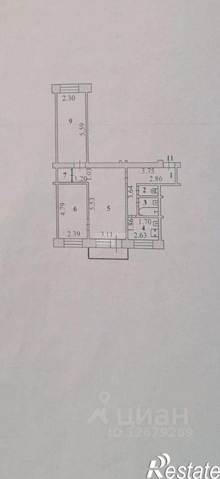 3-комн квартира ул Космонавтов, 47,  д. 47