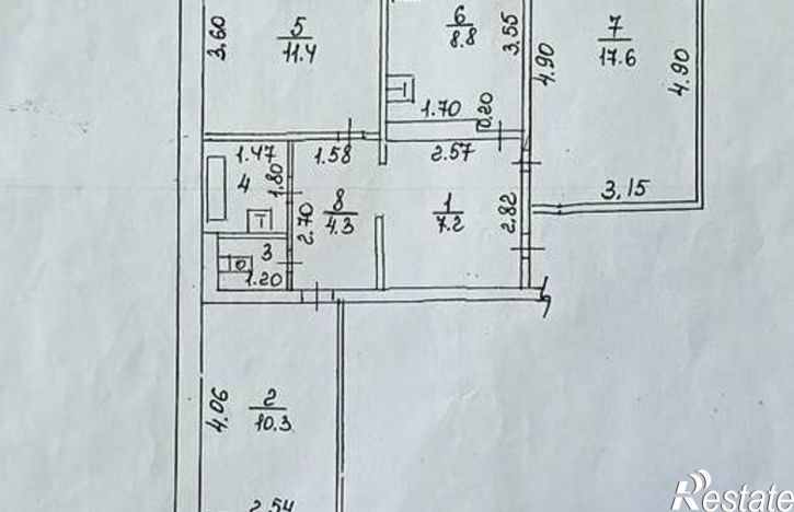 3-комн квартира улица Папина, 31А,  д. 31А
