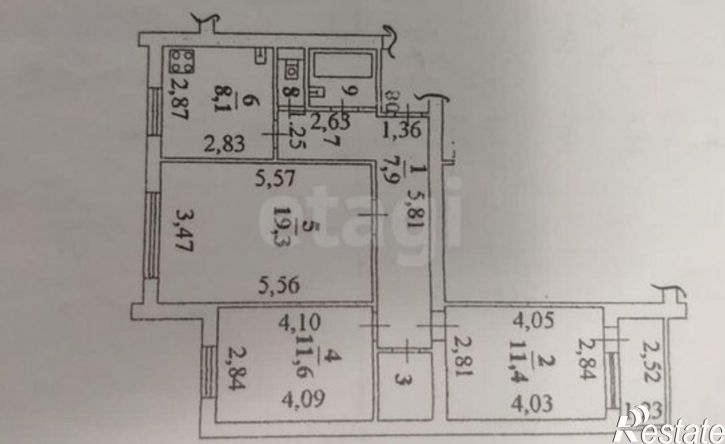 3-комн квартира ул Свиридова И.В., 3,  д. 3