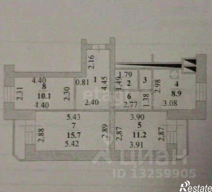 3-комн квартира Школьная улица, 24,  д. 24