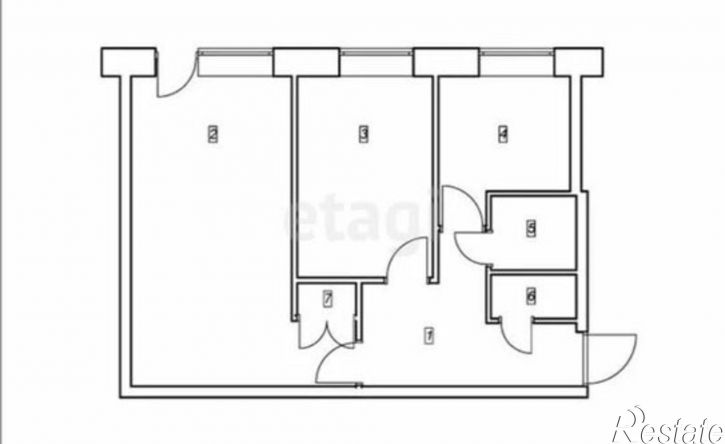 2-комн квартира мкр 9-й, 22,  д. 22