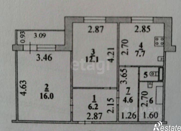 2-комн квартира ул Героя России Эдуарда Белана, 14,  д. 14