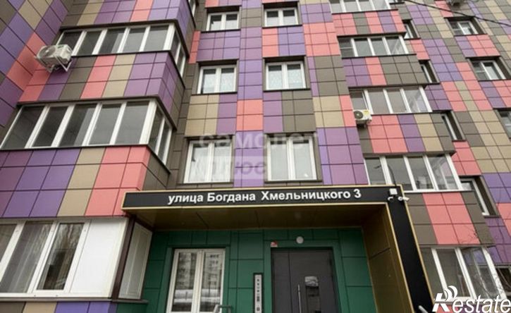 1-комн квартира улица Богдана Хмельницкого, 3,  д. 3