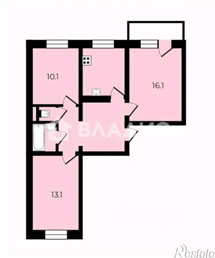 3-комн квартира ул Достоевского, 71,  д. 71