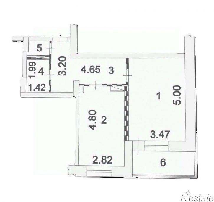 1-комн квартира ул Дмитрия Фурсова, 3а,  д. 3а