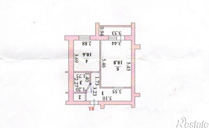 1-комн квартира улица Теперика, 1,  д. 1