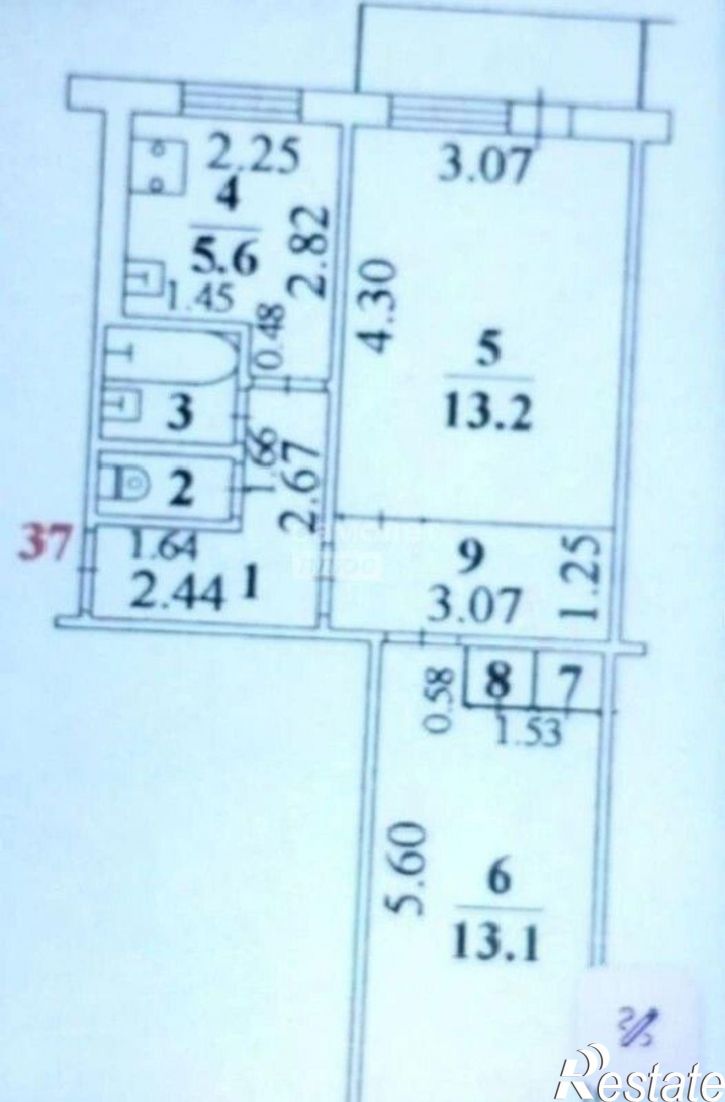 2-комн квартира Липовская улица, 2Б,  д. 2Б