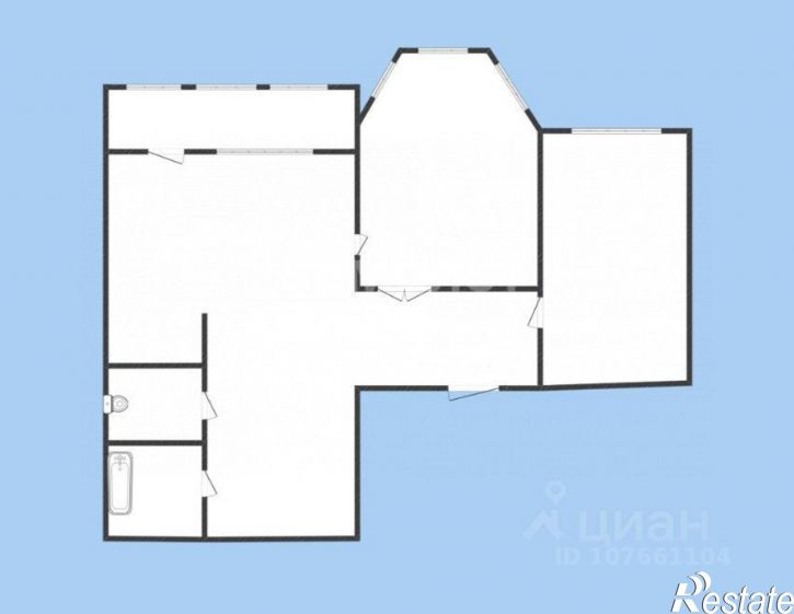 2-комн квартира улица Хренникова, 8,  д. 8