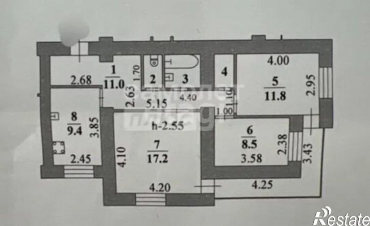 3-комн квартира проспект Победы, 110,  д. 110